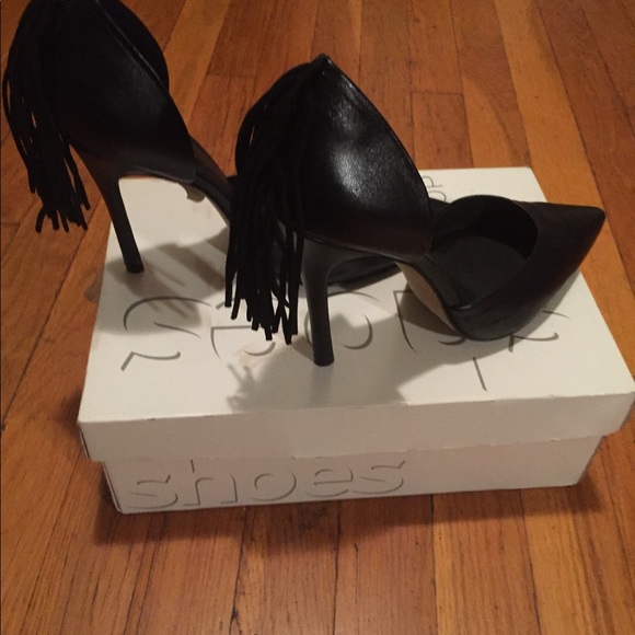 "Not Cha Momma' s" Black heels 😂TOPSHOP - Picture 2 of 7